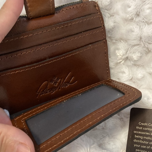 NEW | Patricia Nash small leather card case wallet. Small zip pocket. - Picture 4 of 7